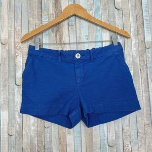 Chubbies 4 Royal Blue The Queen Of The Castles Women’s Stretch Twill Mini Shorts